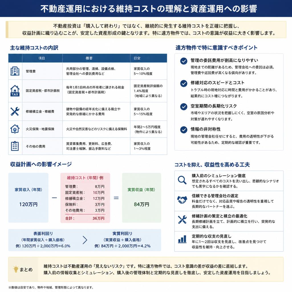 維持コストを理解する