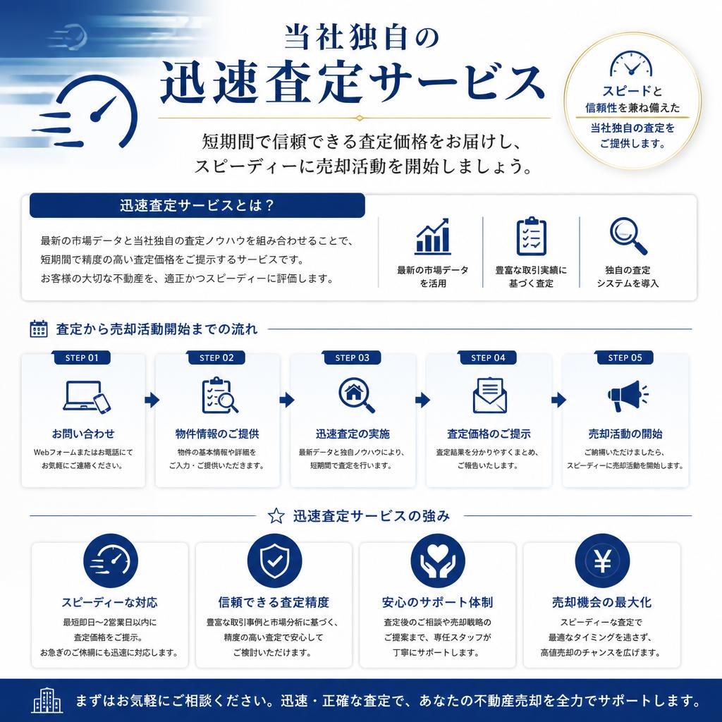 迅速査定サービス
