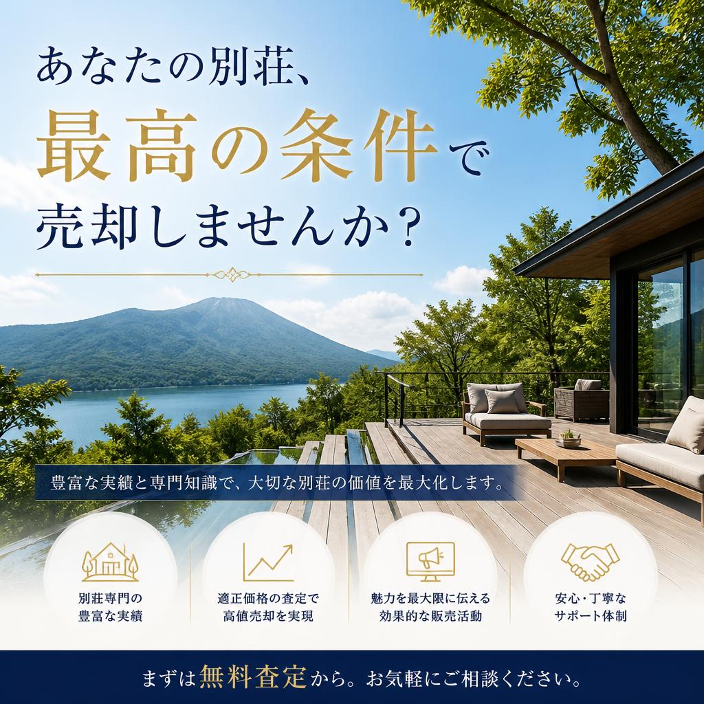 あなたの別荘、最高の条件で売却しませんか？