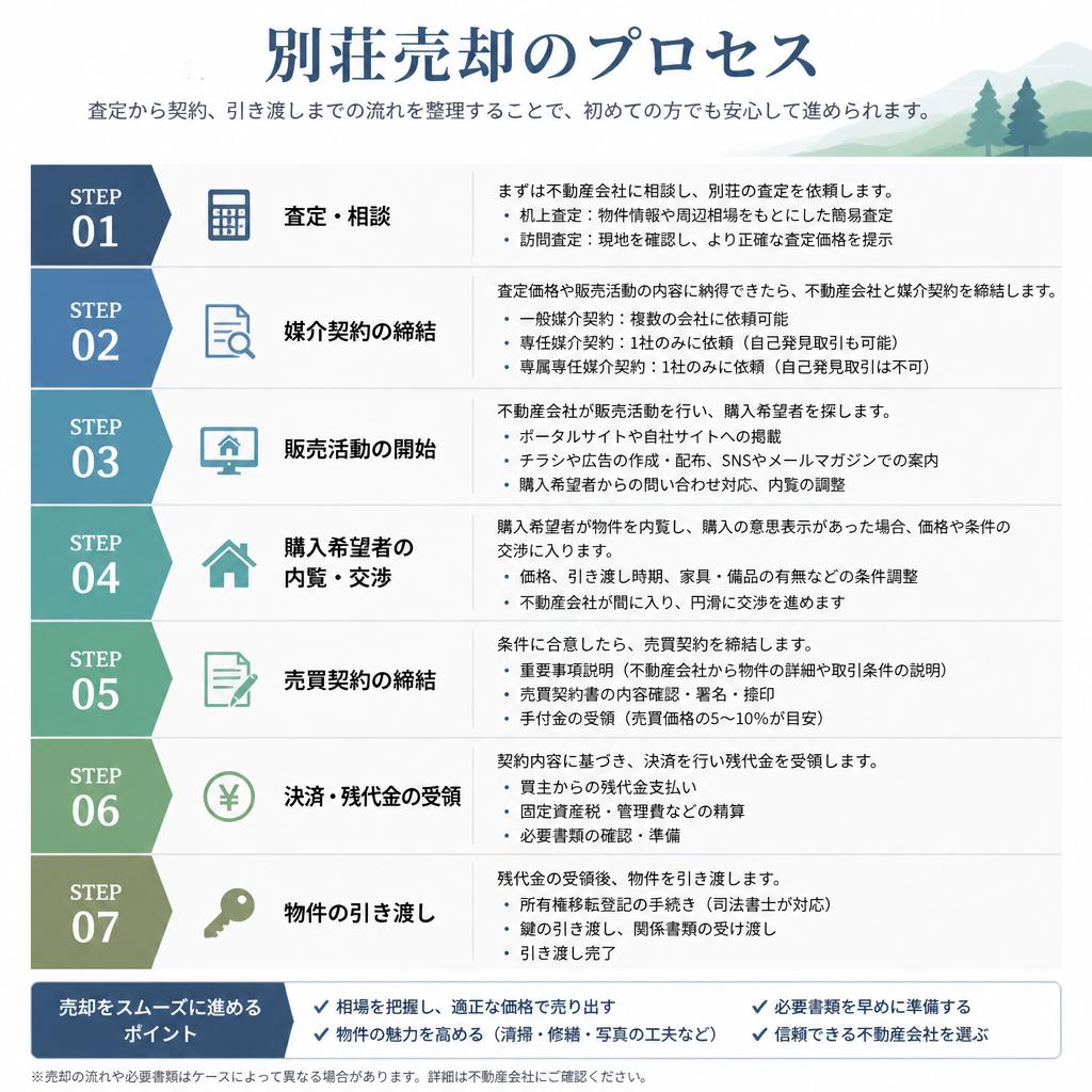 売却の具体的な流れ