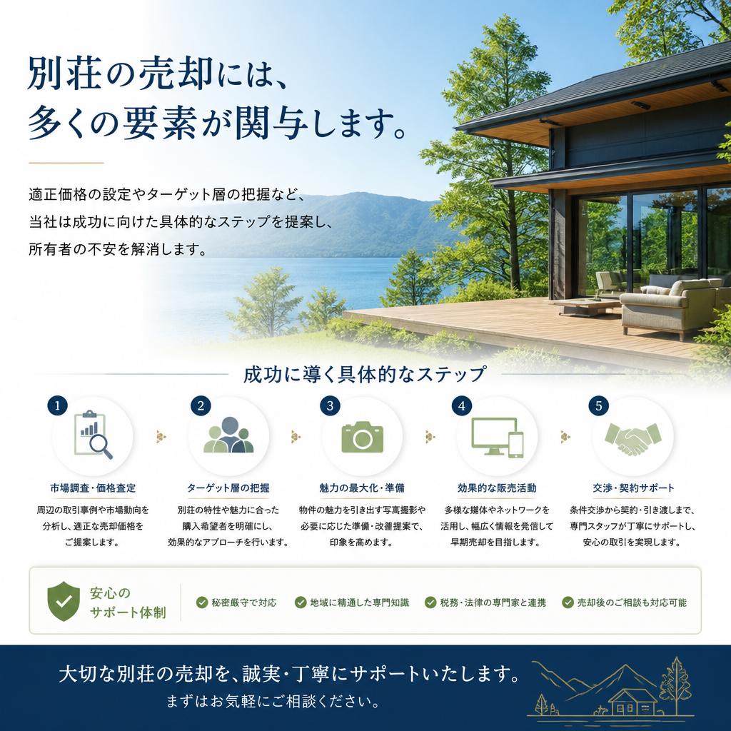 別荘売却成功のためのステップ