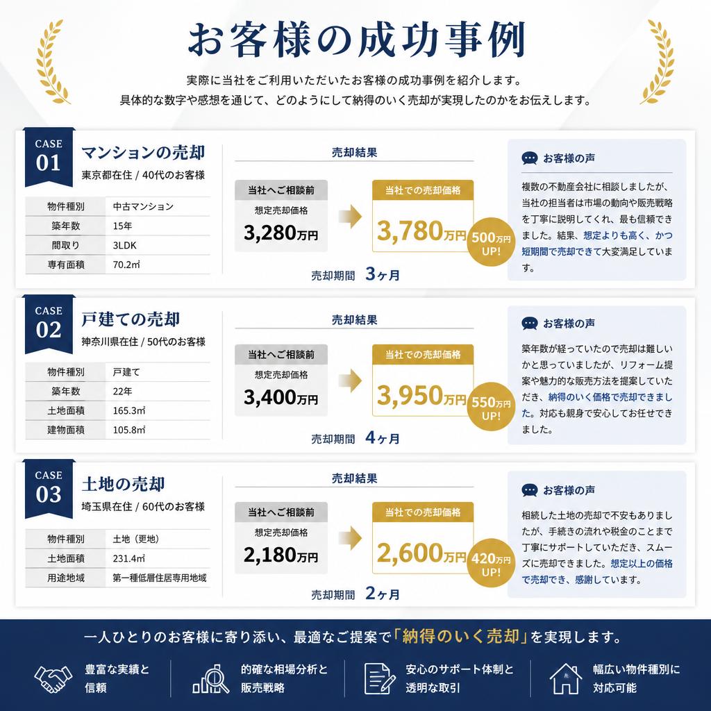 お客様の声:成功事例