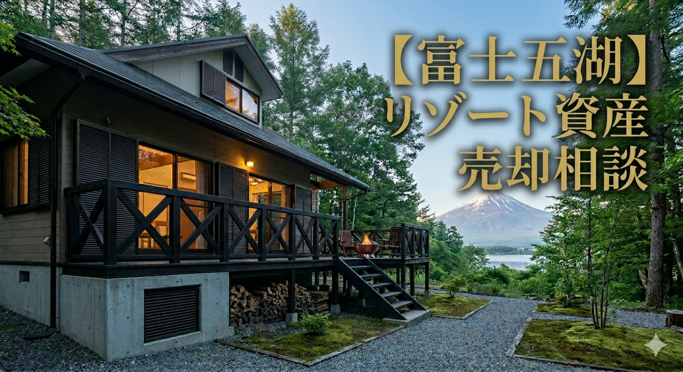 富士五湖のリゾート資産 売却相談