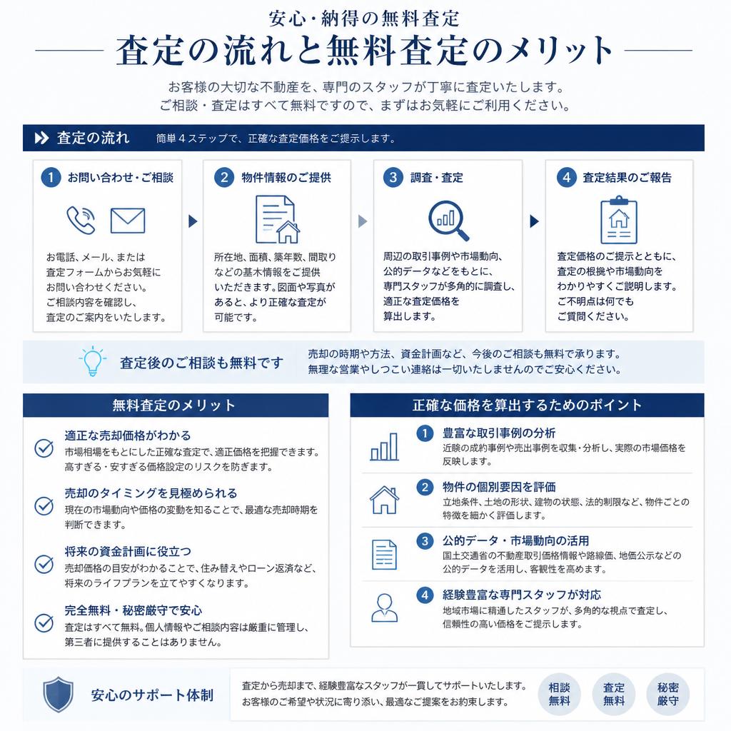 無料査定サービスのご案内