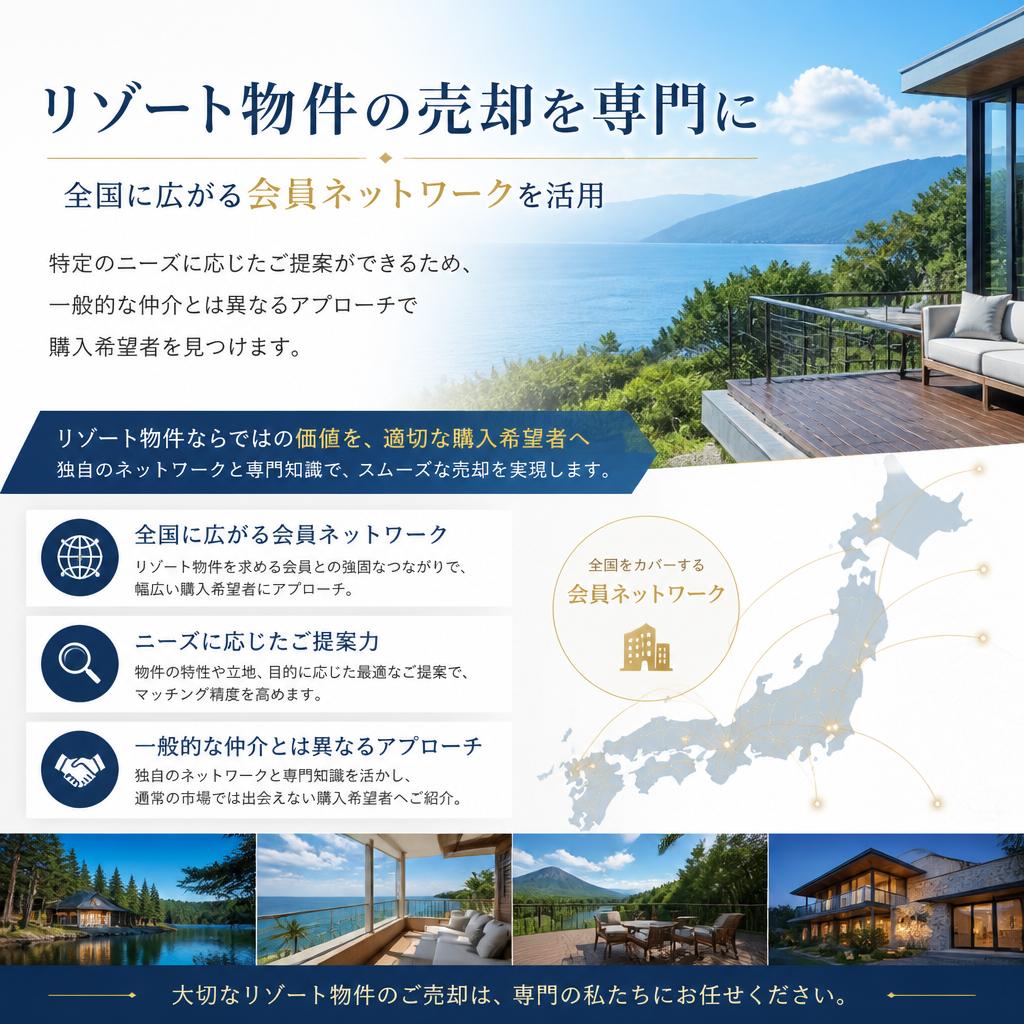リゾート不動産専門の日本マウント株式会社の強み
