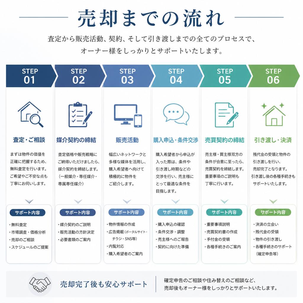売却プロセスのご説明