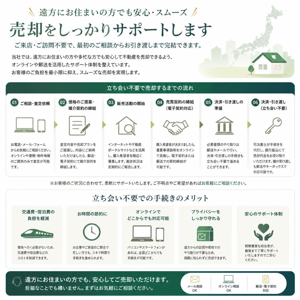 ご希望に応じたサポート体制