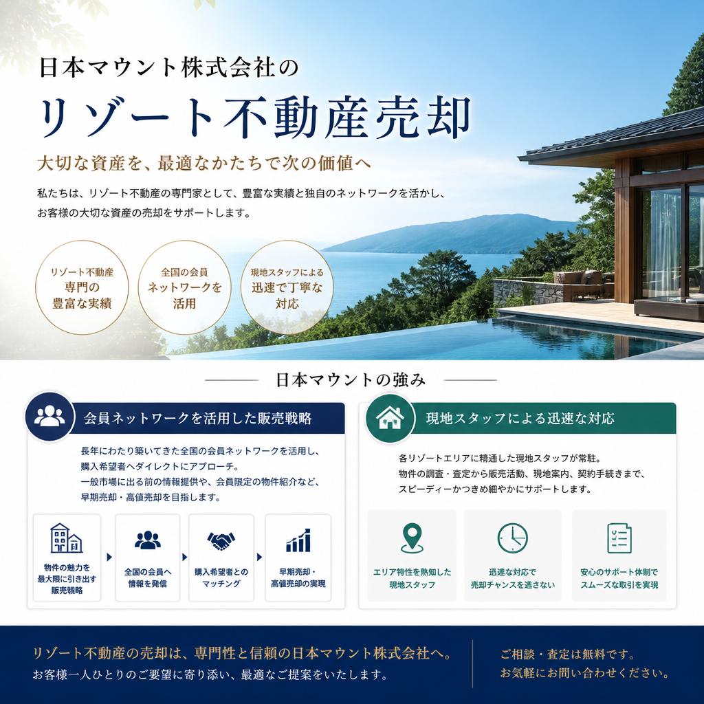 日本マウント株式会社の強み