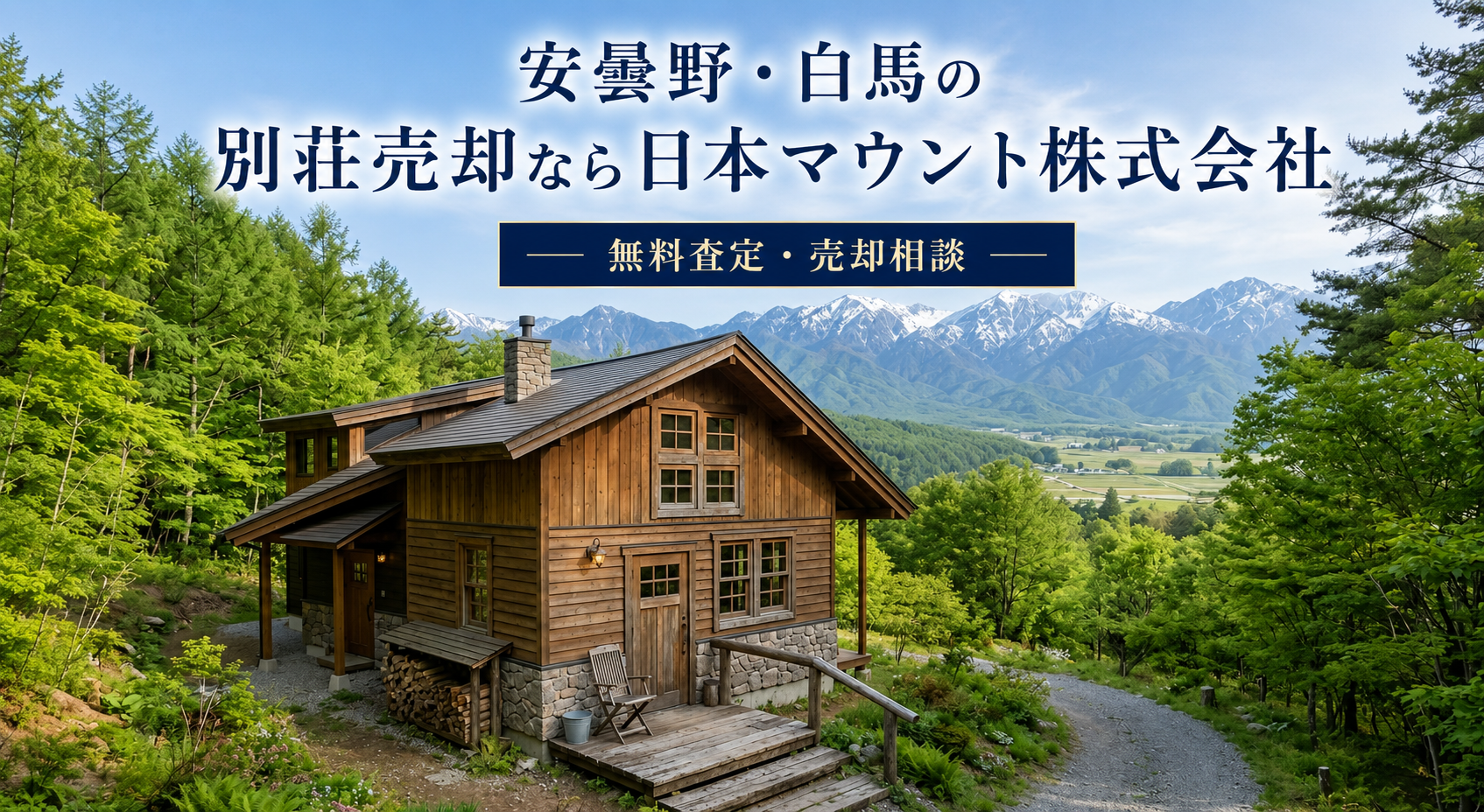 安曇野・白馬のの別荘売却なら日本マウント株式会社｜無料査定・売却相談