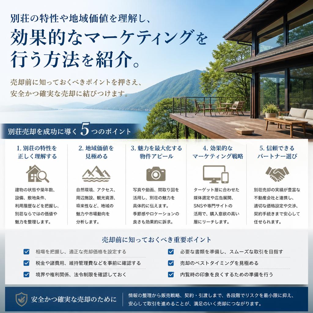 別荘の魅力を最大限に引き出すためのポイント