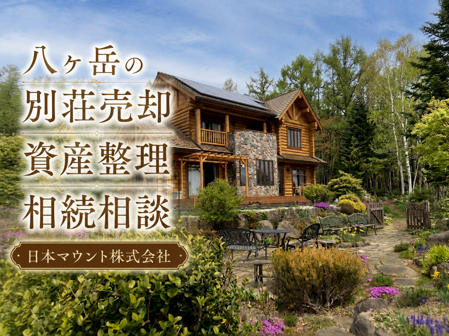 八ヶ岳の別荘売却・資産整理・相続相談｜日本マウント株式会社