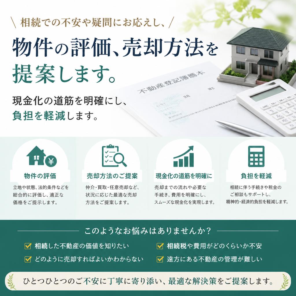 相続による悩みをスッキリ解決！