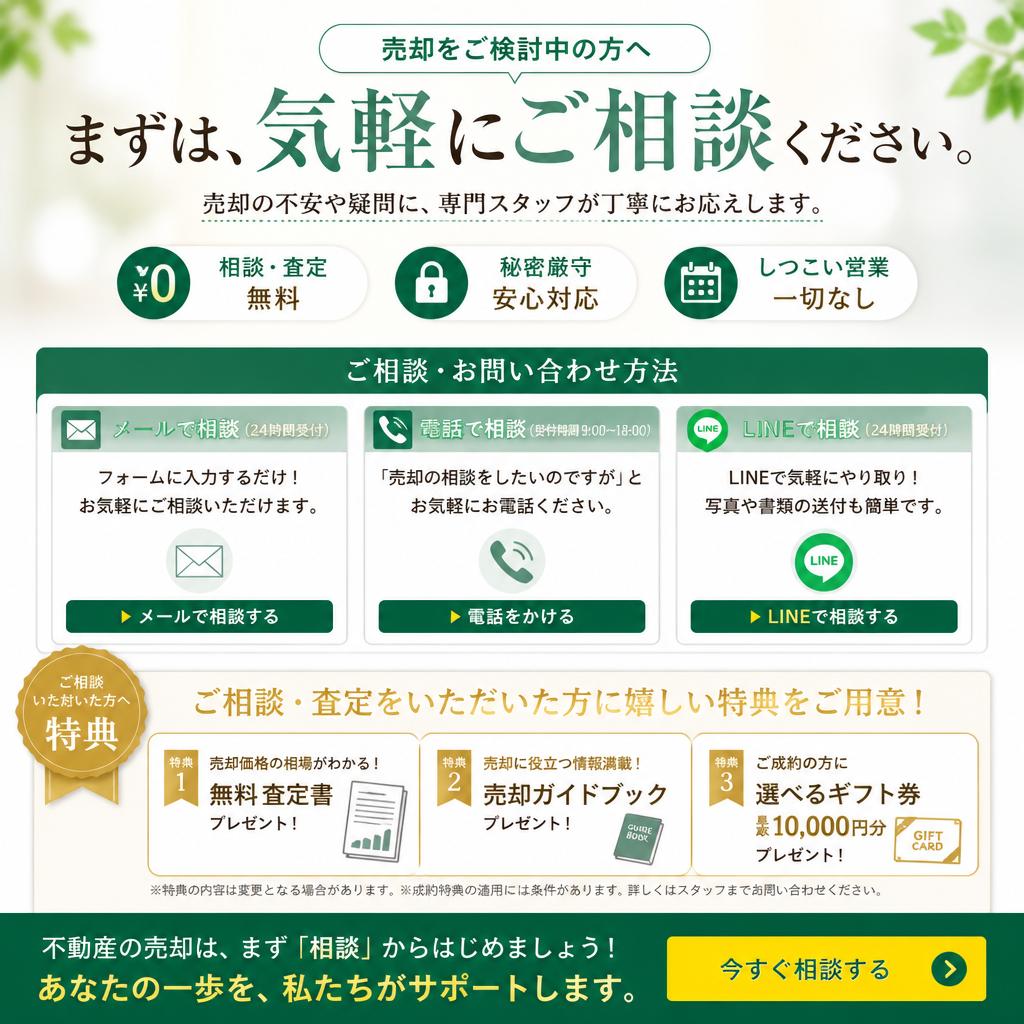 まずはお気軽にご相談を！