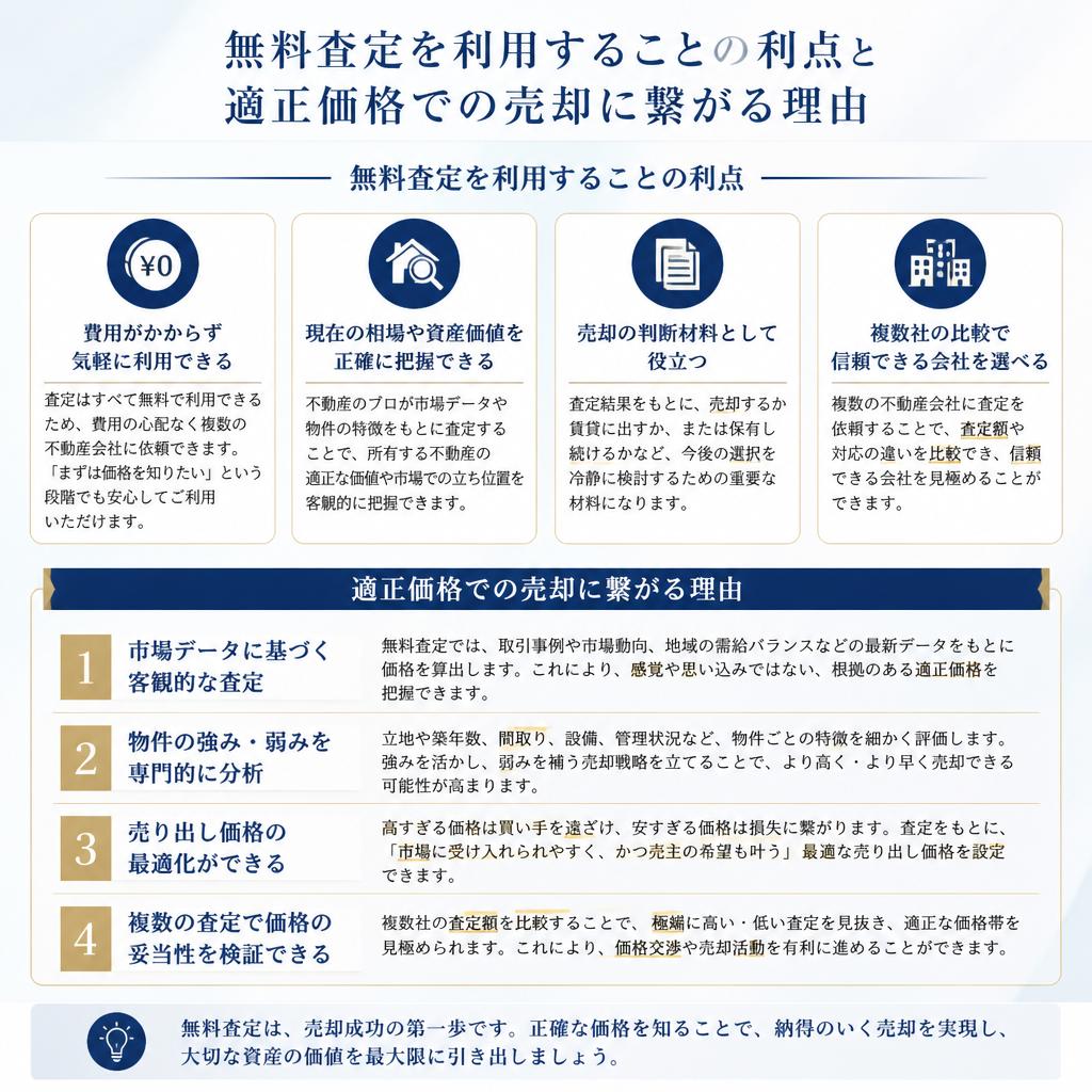 無料査定のメリット