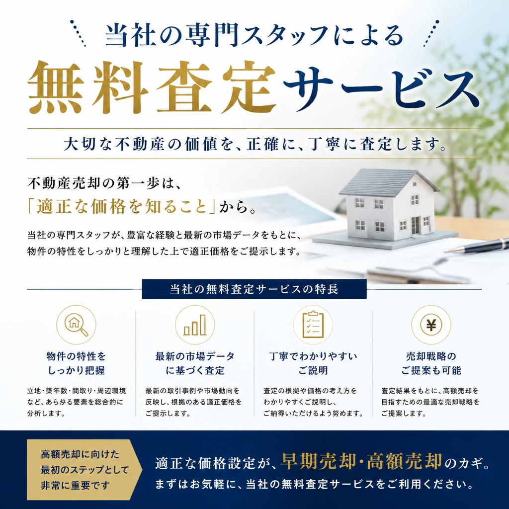 専門的な無料査定サービス